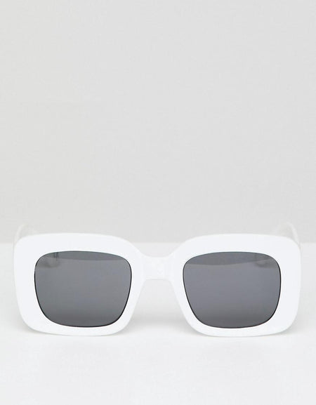 In Matte White With Smoke Lens