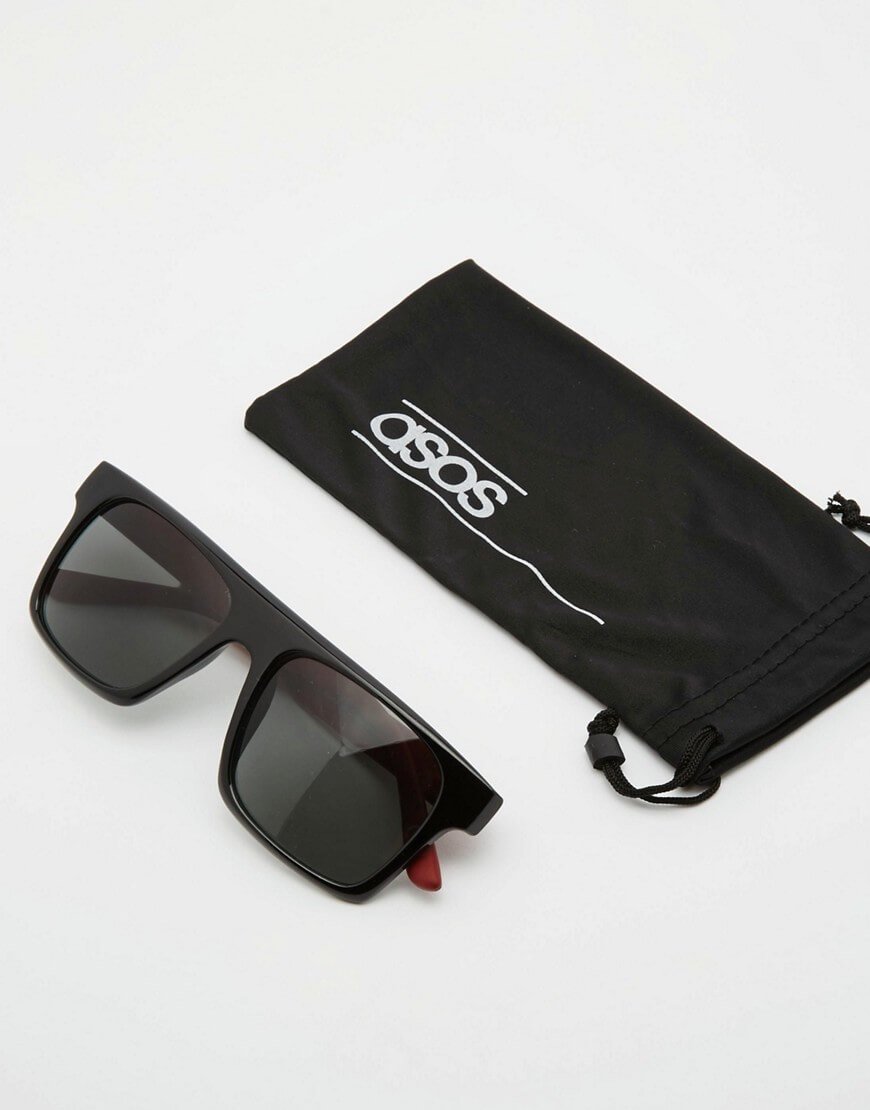 Black With Burgundy Arms