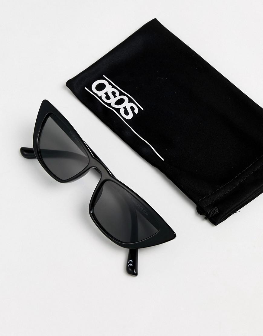 Cat Eye Sunglass In Black