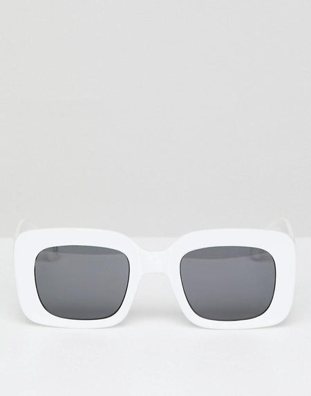 In Matte White With Smoke Lens