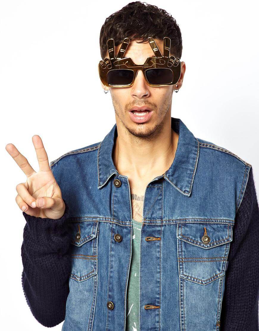 Mens Metallic Sunglasses