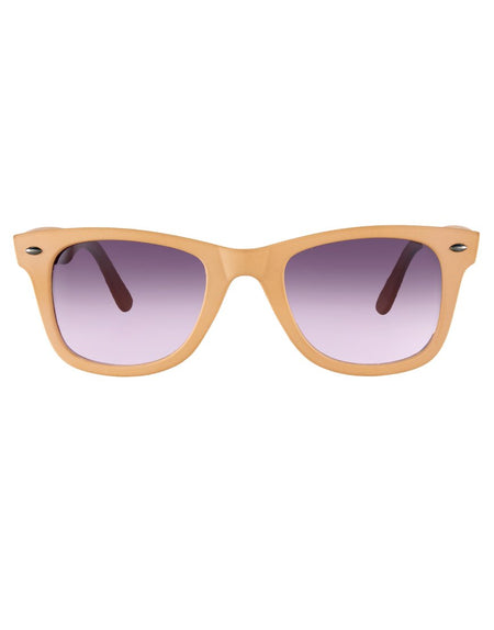 Mens Natural Asos Matte Nude Wayfarer