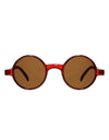 Mens Red Chunky Round