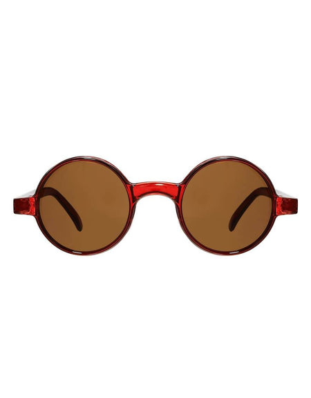 Mens Red Chunky Round