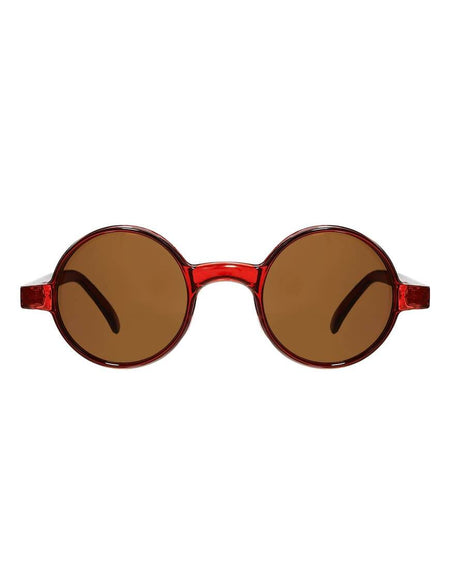 Mens Red Chunky Round