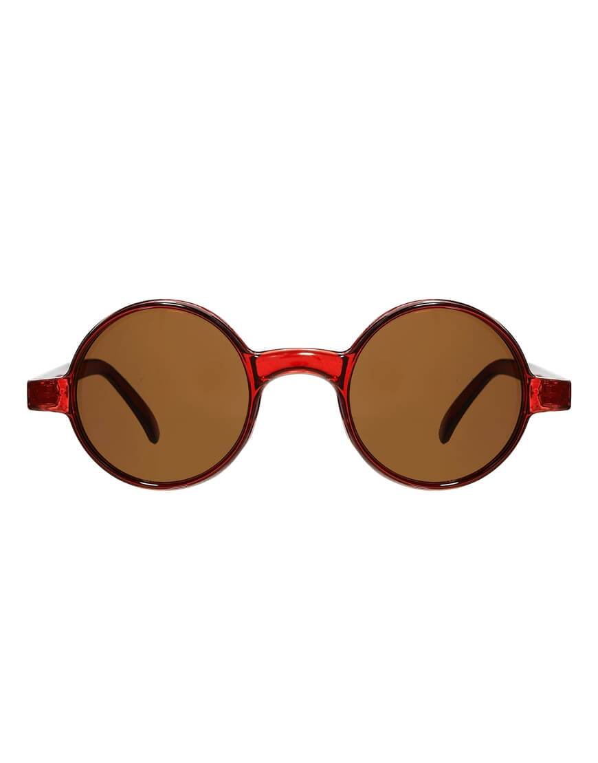 Mens Red Chunky Round